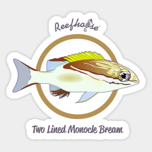 Two Lined Monocle Bream Sticker